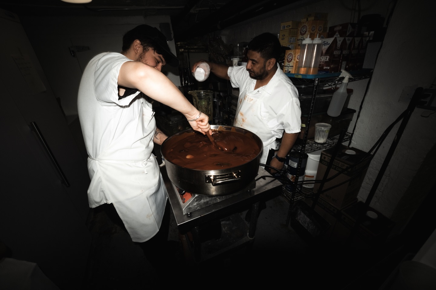 Cooking at Vato